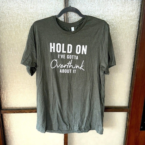 Bella Canvas printed green tee in size large. New without tags. - Picture 1 of 5